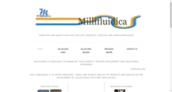 Desktop Screenshot of millifluidica.com