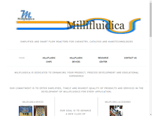 Tablet Screenshot of millifluidica.com